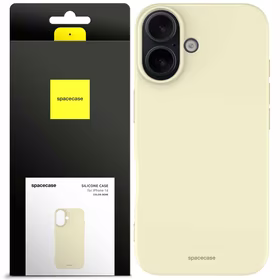 Spacecase Dėklas Silicone Case iPhone 16 kaulinis
