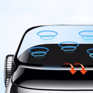 Apsauginis stiklas akrilinis su pilnu klijavimu Apple Watch 7/8/9 45mm