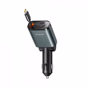 Automobilinis įkroviklis Joyroom JR-CCL07 juodas 30W (1xPD / 1xQC3.0) + Lightning laidas