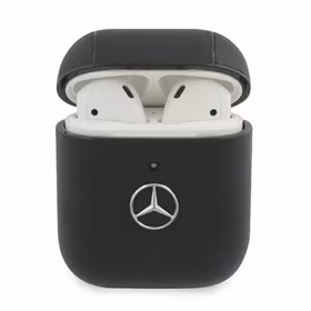 Mercedes Electronic Line dėklas AirPods 1/2 - juodas