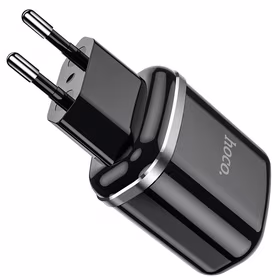 Įkroviklis Hoco N4 12W 2xUSB-A juodas