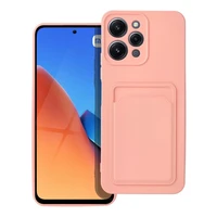 Kortelių dėklas telefonui XIAOMI Redmi 12 4G rožinis