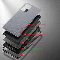 Dux Ducis Fino dėklas, pagamintas iš nailono, skirtas Samsung Galaxy A73, mėlynas