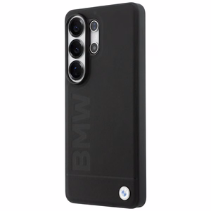 BMW Leather Hot Stamp MagSafe Dėklas for Samsung Galaxy S26 Ultra - juodas