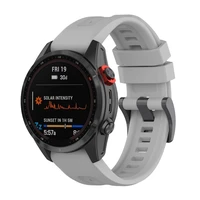 Silikoninis dirželis GARMIN FENIX 3 / 3HR / 5X / 6X / 6X Pro / 7X / 7X Pro pilkas (12)