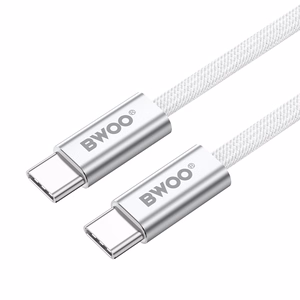 BWOO 240W pintas kabelis USB-C - USB-C BO-X317C-C 1m baltas