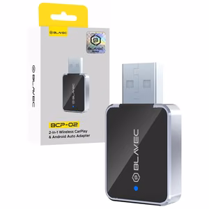 Belaidis CarPlay/Android Auto adapteris Blavec BCP-02 juodas