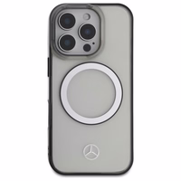 Mercedes Spausdintas Logotipas Magnetinis Dėklas iPhone 16 Pro Max - Skaidrus