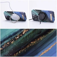 FORCELL F-PROTECT Mirage dėklas telefonui suderinamas su MagSafe IPHONE 15 Pro Max žadeito marmuras