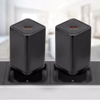 SBS TETRGAN1C45W 45W GaN USB-C sieninis įkroviklis su Power Delivery - juodas