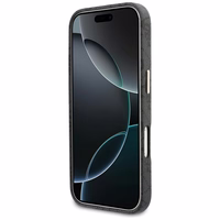 "Guess 4G Script MagSafe" dėklas "iPhone 17 Pro Max" - juodas