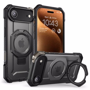 Dėklas telefonui Supcase UB Grip Mag MagSafe iPhone 17 Air - juodas