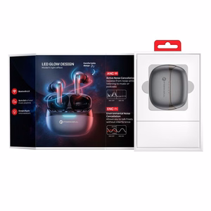 Forcell F-Audio Pulse Pro ANC + ENC Wireless In-Ear TWS Earbuds black