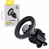 Automobilinis laikiklis (m) BH-16A karboninis magnetinis MagSafe prie oro ventiliacijos (BH16AC-MAVB) juodas (m)