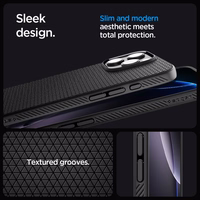Spigen Liquid Air dėklas telefonui iPhone 16 Pro - juodas