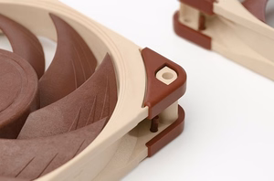 Noctua NF A12x25 ULN Kompiuterio korpuso ventiliatorius 12 cm smėlio, raudonas