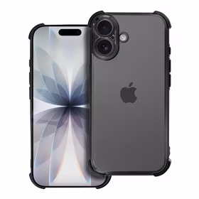 Dėklas ANTISHOCK ELECTRO IPHONE 17 juodas