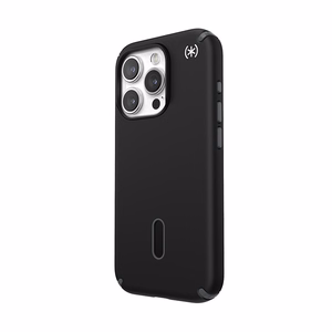 Speck Presidio2 Pro ClickLock MagSafe dėklas, skirtas iPhone 15 Pro, juodos ir skalūno pilkos spalvų