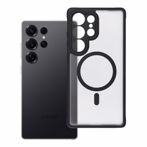 Чехол для Samsung S25 ULTRA Full Matte Mag Cover совместимый с MagSafe чёрный