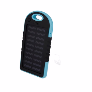 "Setty" saulės energijos bankas 5000 mAh mėlynas R