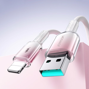 USB-A - Lightning kabelis Joyroom S-A42 3A 1.2m baltas