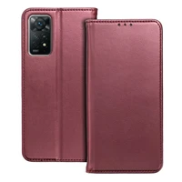 SMART MAGNETO knyginis dėklas telefonui XIAOMI Redmi Note 14 5G bordo