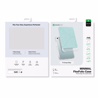 "AmazingThing" minimalus dėklas "iPad 11" 2025 - mėlynas