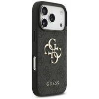 Guess 4G Strap 4G Classic Logo dėklas telefonui iPhone 17 Pro - juoda