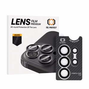 Apsauginis grūdintas stiklas Tel Protect 3D Lens Aramid Series on camera for Samsung Galaxy S26 Ultra (lęšis 5 vnt.)