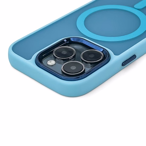 Magnetinė kolekcija Magnetinis dėklas iPhone 16 Pro - šviesiai mėlyna