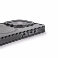 Blizgus dėklas MagSafe iPhone 16 Pro Max - juodas su blizgučiais