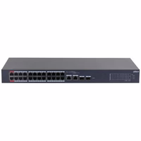 Dahua Technology DH-CS4226-24ET-240 tinklo komutatorius Valdomas L2 Gigabit Ethernet (10/100/1000) Maitinimas per Eternetą (PoE) Juoda