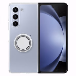 Silikoninis dėklas Samsung Galaxy Z Fold 5 - permatomas