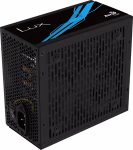 Aerocool LUX850 PC maitinimo blokas 850W 80 Plus Bronze 230V 88% efektyvumas juodas