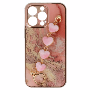 Dėklas telefonui Trend Case skirtas iPhone 13 Pro dizaino 6 rožinis