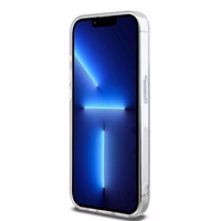 DKNY IML mono ir juostos magnetinis dėklas iPhone 13 Pro / 13 - juodas