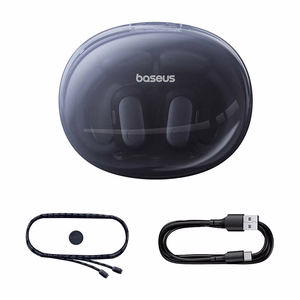 Ausinės TWS Baseus Eli Sport 1, (juodos)