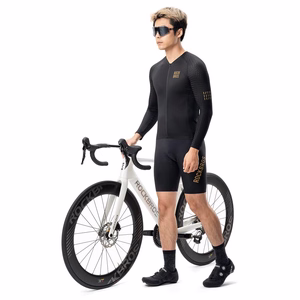 Rockbros YDCX008 Diamond Long Sleeve Cycling Jersey Size XXXL - Black