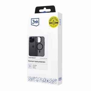 3mk Dūminis MagCase su MagSafe iPhone 14 Pro Max - pusiau permatomas