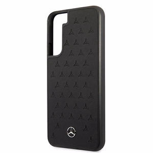 Mercedes odinis Stars Pattern dėklas Samsung Galaxy S22+ - juodas