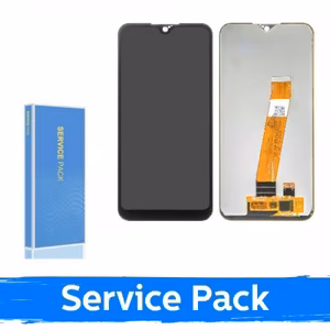 LCD Display Compatible With Samsung A015F A01 (2020) Black (Service Pack / Aftermarket) (NF version)
