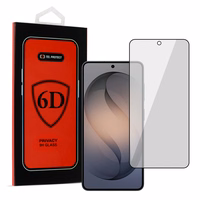 Tel Protect Full Glue 6D privatumo Grūdintas stiklas skirtas SAMSUNG GALAXY S26 PLUS juodas (su pirštų atspaudų atrakinimu)