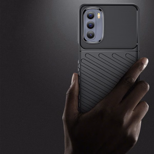 Thunder dėklas lankstus šarvuotas Motorola Moto G Stylus 2022 juodas
