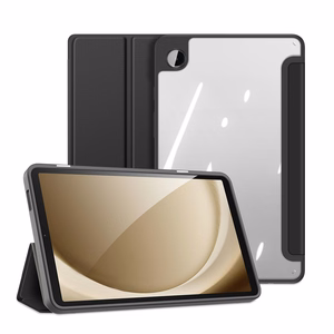 Dux Ducis Toby dėklas planšetiniam kompiuteriui Samsung Galaxy Tab A9 8.7'' su flip stovu - juodas