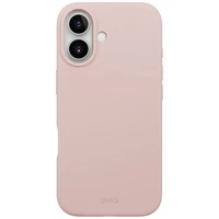 Uniq Lino dėklas telefonui iPhone 17 Magclick įkrovimas - rožinis