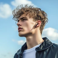 Borofone TWS belaidės ausinės BW88 Deep Rhyme juodos