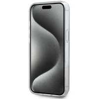 DKNY IML Mono ir juostelės Magnetinis dėklas iPhone 15 / 14 / 13 - juoda