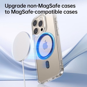 Žiedas Tech-Protect MMP-100 su MagSafe (2 vnt.) - balta - juoda