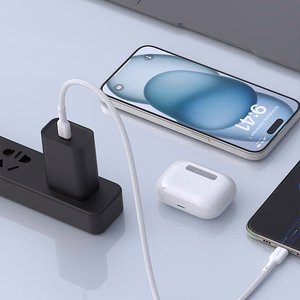 Dudao L9C 65W USB-C - USB-C kabelis 2m - baltas