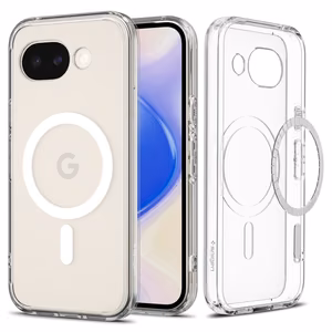 Spigen Ultra Hybrid Mag MagSafe чехол Google Pixel 10A – прозрачный и белый